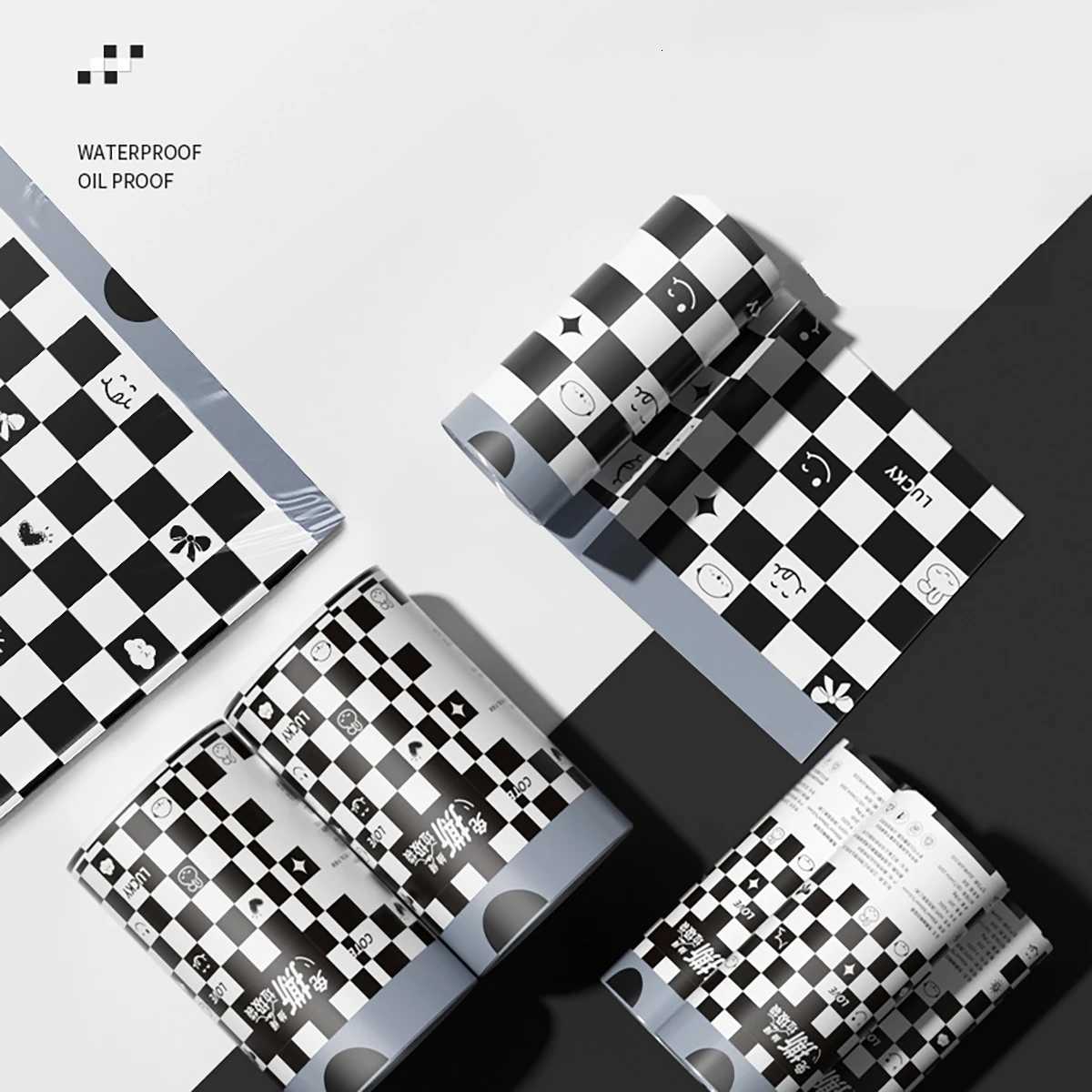 Thickened Durable Tear Free Drawstring Garbage Bag for Household Kitchen Automatic Closing - New Improved Design C251119