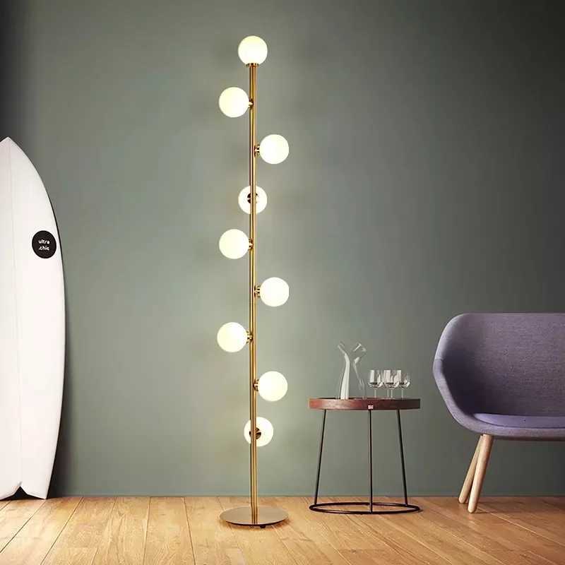 Modern LED floor lamps living room standing lights bedside illumination home deco lighting fixtures Nordic bedroom luminaires M251119