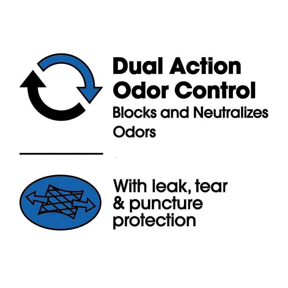 Strong Flex 13 Gallon Kitchen Trash Bags 80 Count Drawstring Leak Proof Tear Resistant Odor Neutrzing C251119