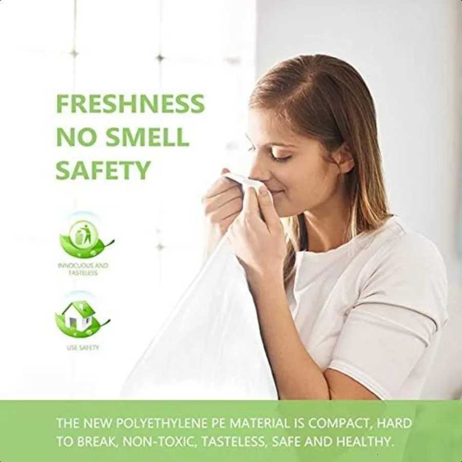 Small Trash Bags 4 Gallon Trash Bag Small Garbage Bags Strong Wastebasket Liners for Bathroom Bedroom Office Trash Can Clear 20 C251119