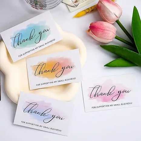 Custom Thank You Cards business card Full color double-sided printing Gift decoration card Personalized Wedding invitation G2511191