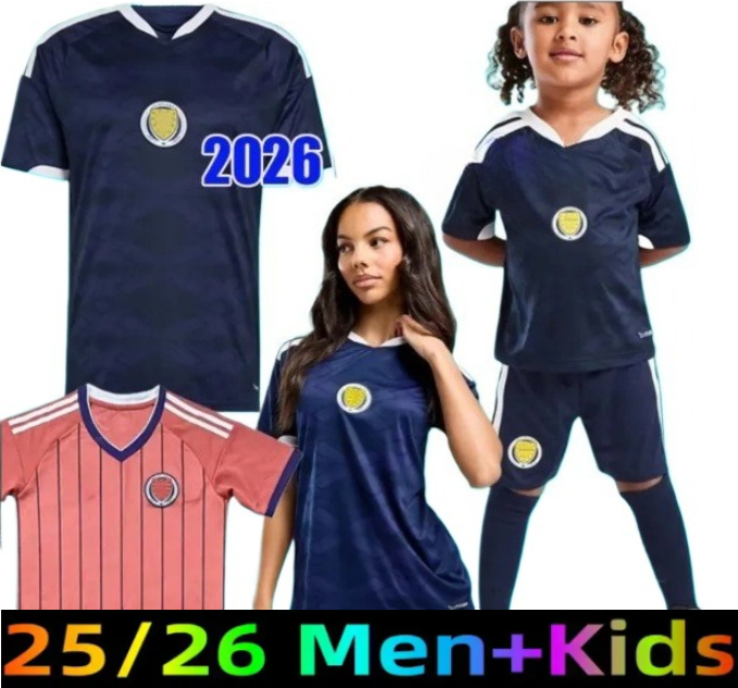 26 27 Scotland soccer jerseys 2026 2027 McTominay Billy Gilmour Lewis Ferguson McGinn Tierney Robertson football shirts home away third goalkeeper adult kids kit