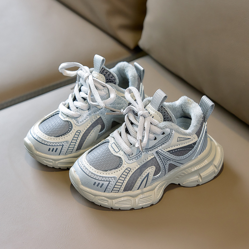 Designer 2025 Winter New Kids Sports Shoes, Boys Girls Chunky Dad Sneakers for Children Youth Casual Running