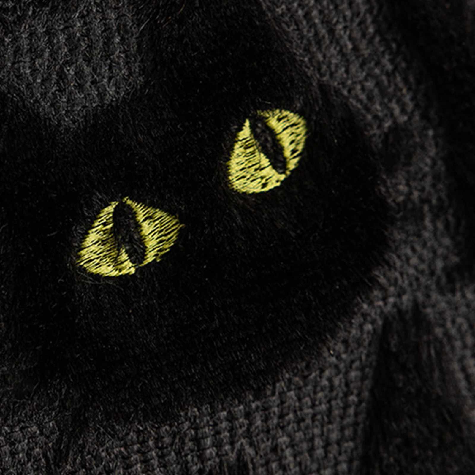 Halloween Cat Throw Cover Washable Plush Jacquard case Reusable Embroidered Throw Cushion Covers for Outdoor CouchM251119