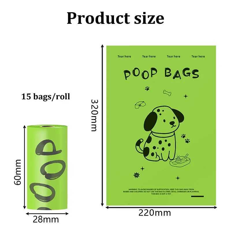 EPI Biodegradable Dog Poop Bags Lavender Scented Pet Poop Bags With Holder Extra Thick Leakproof Dog Poop Bags With Dispenser C251119