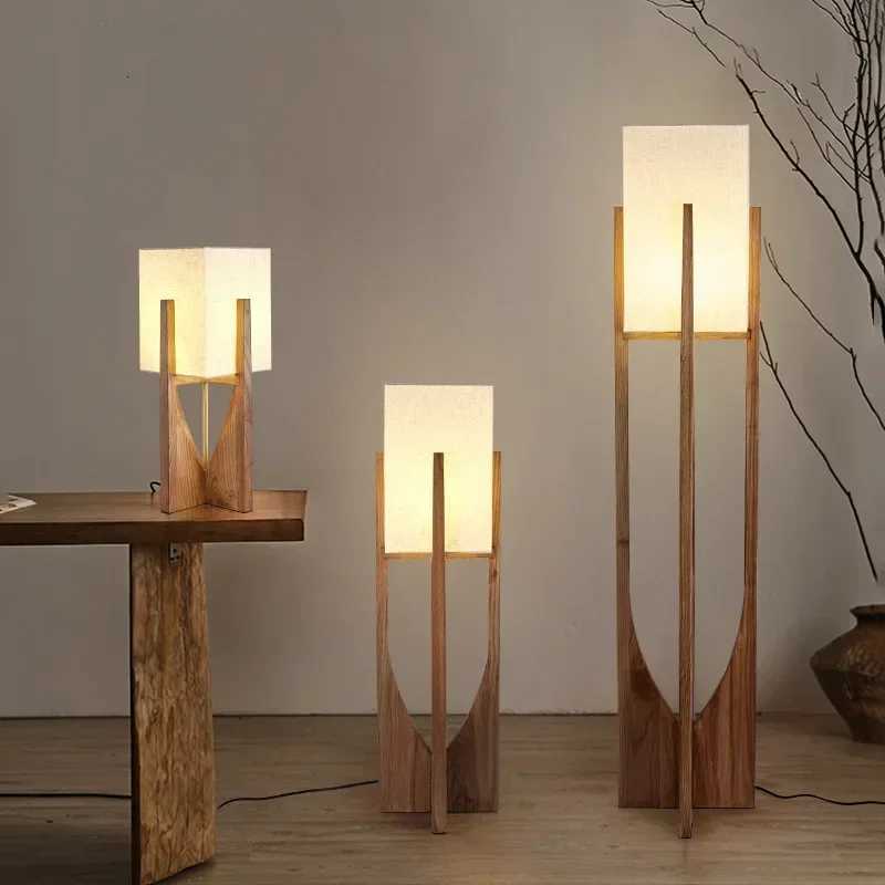 Nordic Wooden LED Floor Lamp for Living Dining Room Coffee Tables Bedroom Bedside Lamp Home Decor Lusters Luminaires M251119