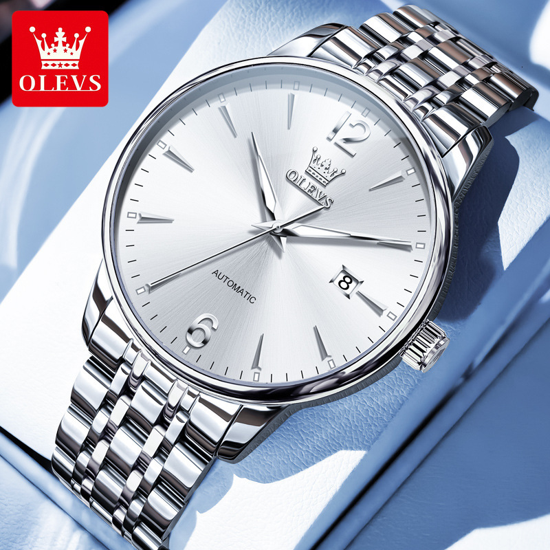 OLEVS Brand Designer Men's Watch A New Luxury Outdoor Waterproof Automatic Mechanical Hand Form Calendar Mechanical Success Men's Watch
