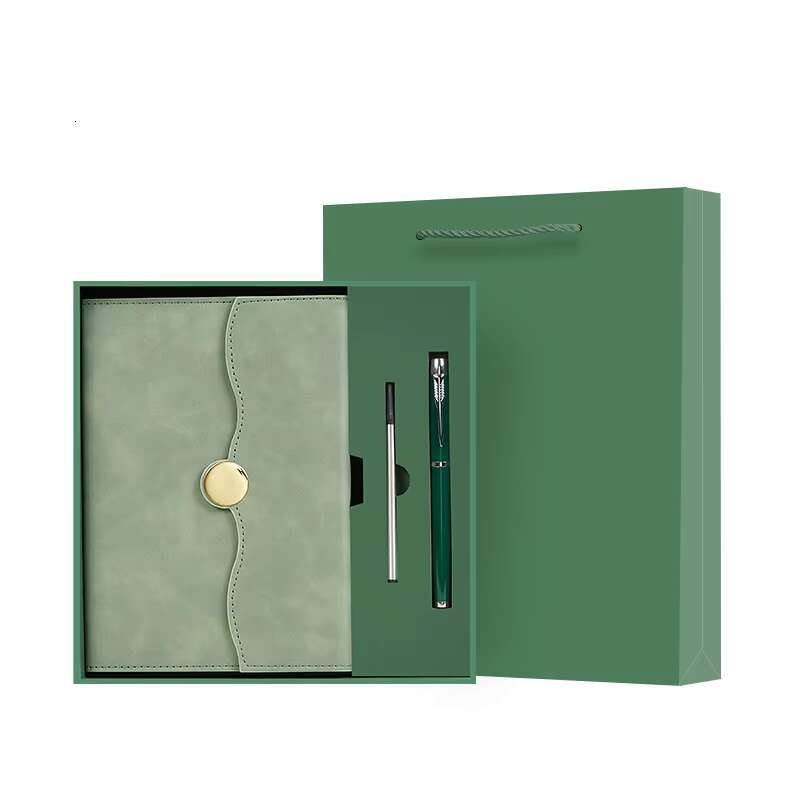 Promotional A5 Business Leather Pens Custom Company Corporate Notebook and Pen Gift Set