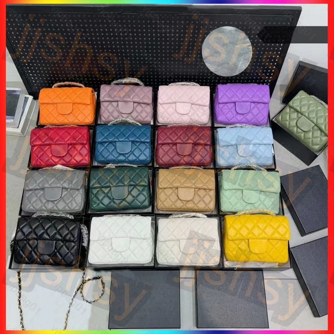Designer Bag Shoulder Bag Caviar Designer Handbag Luxury Bag Fashion Classic Bag Evening Bag Metallic Leather Chain Square Lattice Sheepskin Wallet