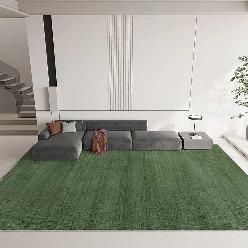VIAKMA Solid Color Carpet Luxury High-End Living Room Sofa Coffee Table Rug Simple Bedroom Floor Mat Home Decoration L1119 H260226