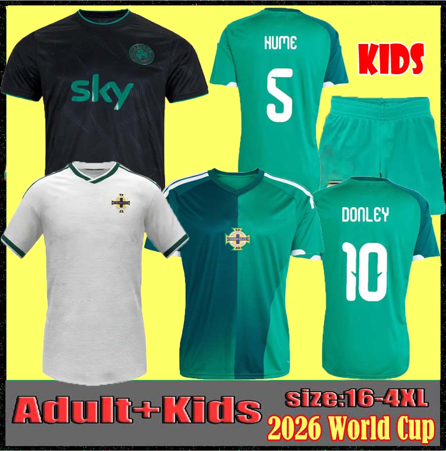 Northern Ireland Jersey 2026 World Cup special Soccer Jersey 26 27 Home Away GALBRAITH BRADLEY Fan Player Football Shirts Men Kids Kit
