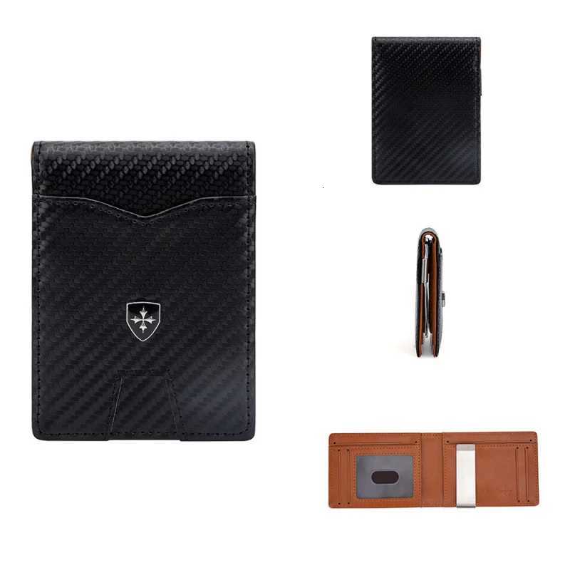 Mens New Minimalist Card Holder Multi Slots RFID Blocking Slim WalletT251119