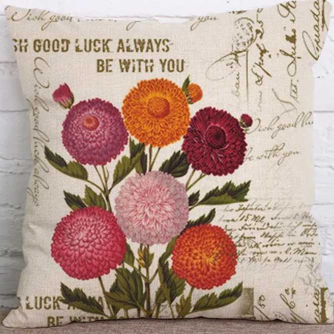 Retro butterfly in oil painting throw covers with digital printing of short plush fabric Car-shaped sofa cushionM251119