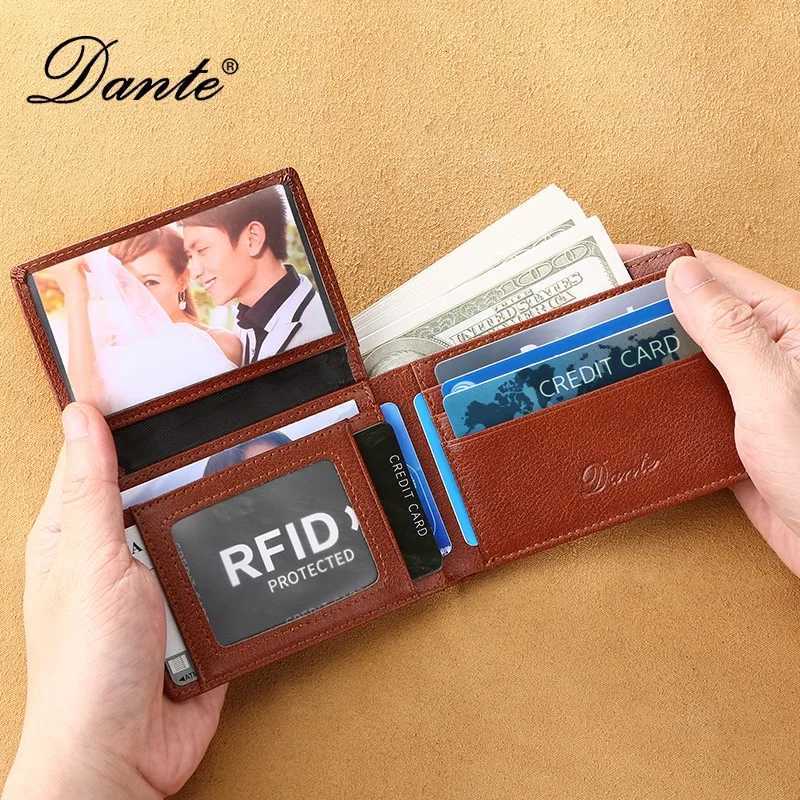 Top Layer Cowhide Wallet Thin Design Color Wiped RFID Anti-theft Card Swiping Drivers License Zero Wallet Horizontal DesignT251119