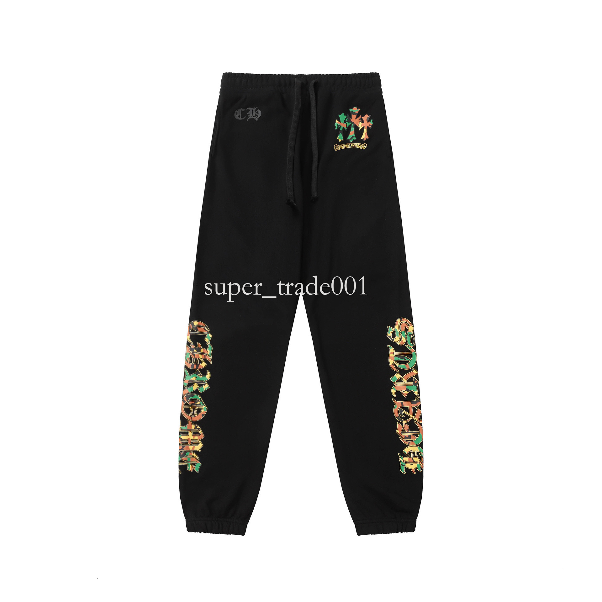 Chrome Pants Mens Pant Designer Pants High Quality Paint Style Printed Sweatpants Fashion High Street Jogger Men's Sweatpants Hip Hop Rock Street US Size S-Xl d34