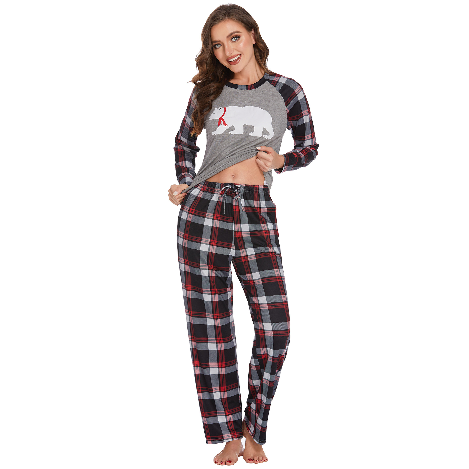 B1176-Cute Kids' Matching Bedtime Wear: Soft & Stylish Socks Included