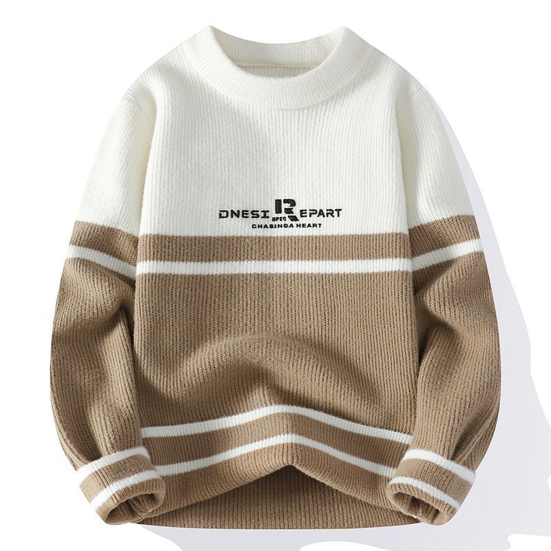 OLOEY designer sweater men Autumn Winter Men essential Sweater Vintage O Neck Mens Knitted Pullovers Loose Harajuku Mens Retro Knitting christmas Swea