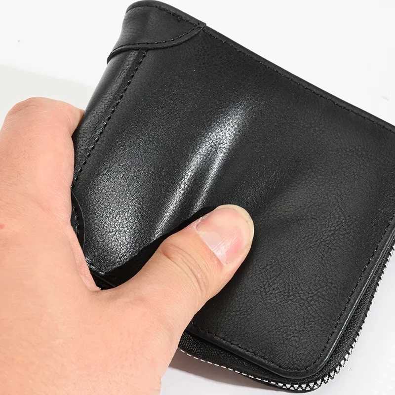 Men Zipper Wallet Money Bag Fashion Multifunctional PU Soft Leather Wallet Card Holder with Hasp Coin Pocket Purse Multi-cardT251119