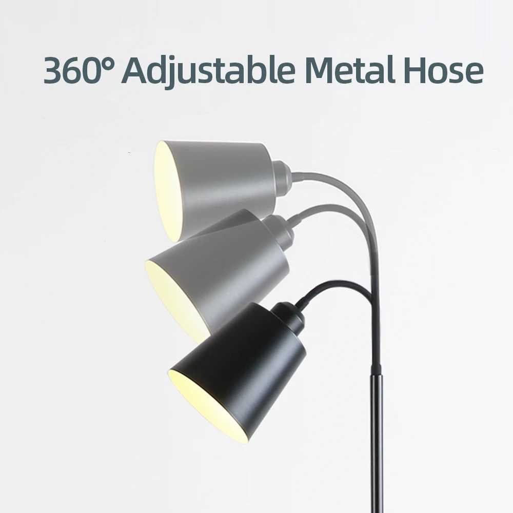 Modern Floor Lamp Adjustable Gooseneck Led Sofa Floor Lights Living Room Bedroom Study Indoor Decoration Standing Floor Lamp M251119