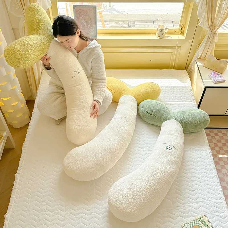 Bean Sprout Strip Cartoon Style Cute Girl Sleeping Special Leg Clipping Bed Side Sleeping Cushion Can Be WashableM251119