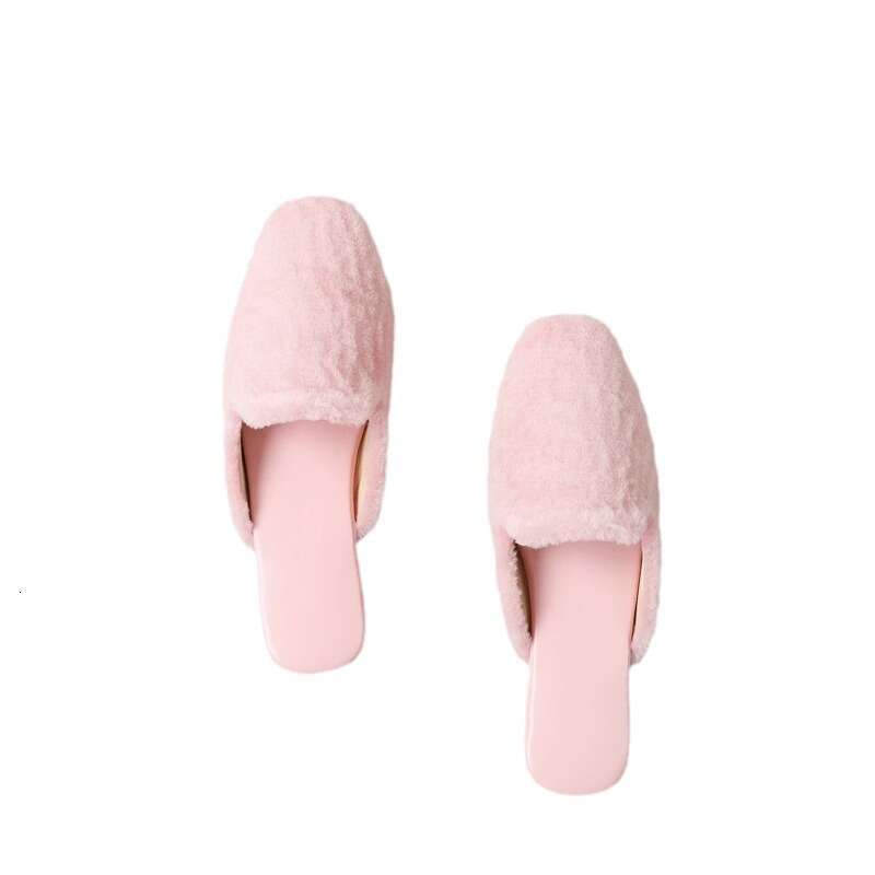 Youxin Silent Genuine Leather Japanese Style Home Use Non-Slip Soft Sole Women's Office Sheepskin Slippers Fashion Light Luxury - view 5