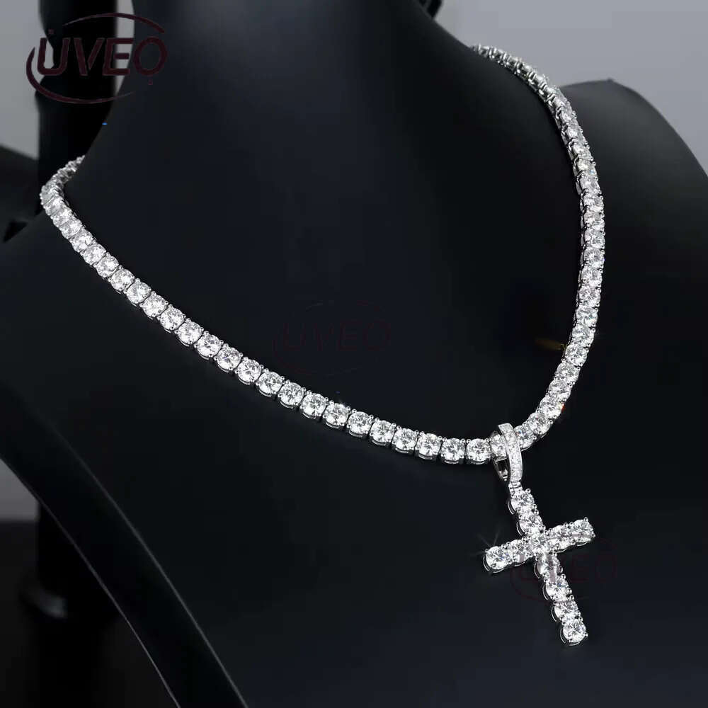 Hip Hop Dias Custom Necklace D VVS Moissanite Pendant With Women Men