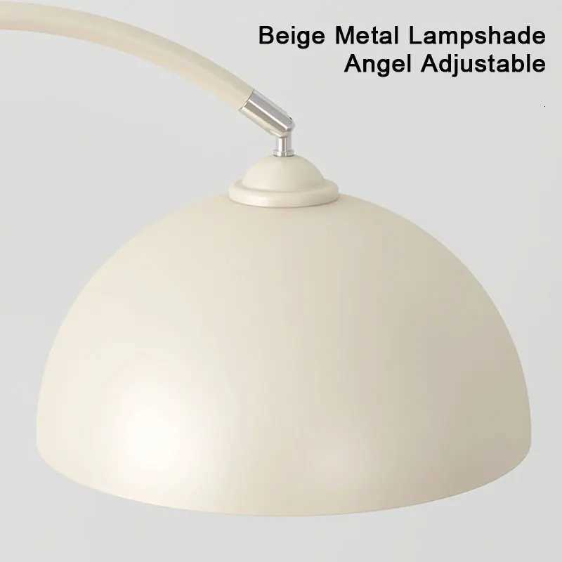 LED Tea Table Floor Lamp Living Room Decoration Bedroom Bedside Lighting Modern Marble Stand Light Black Beige E27 M251119