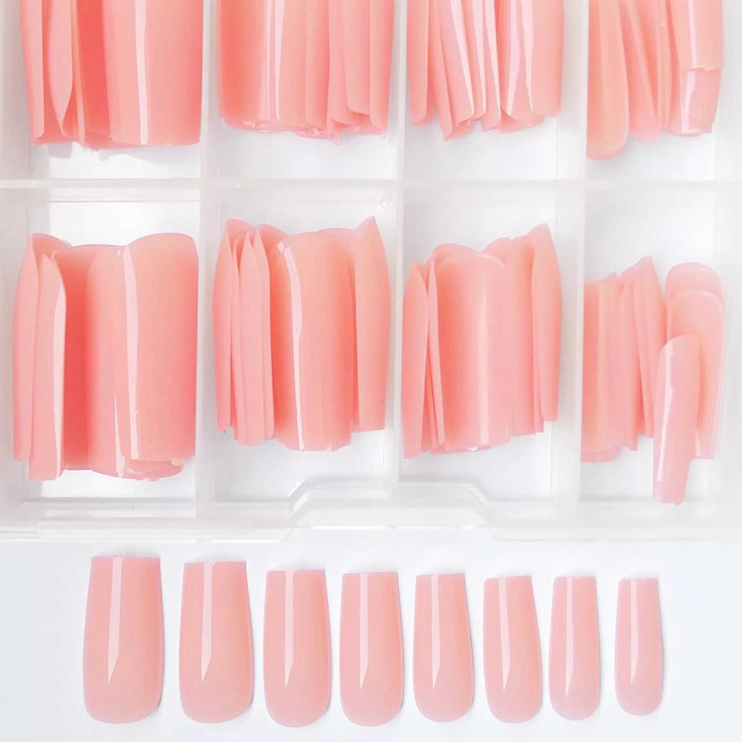 120Pcs Jelly Pink Press On Nails Square Medium Fake Nails Full Coverage Artificial Fake Nails Acrylic Nails For Women GirlsT251118T251119