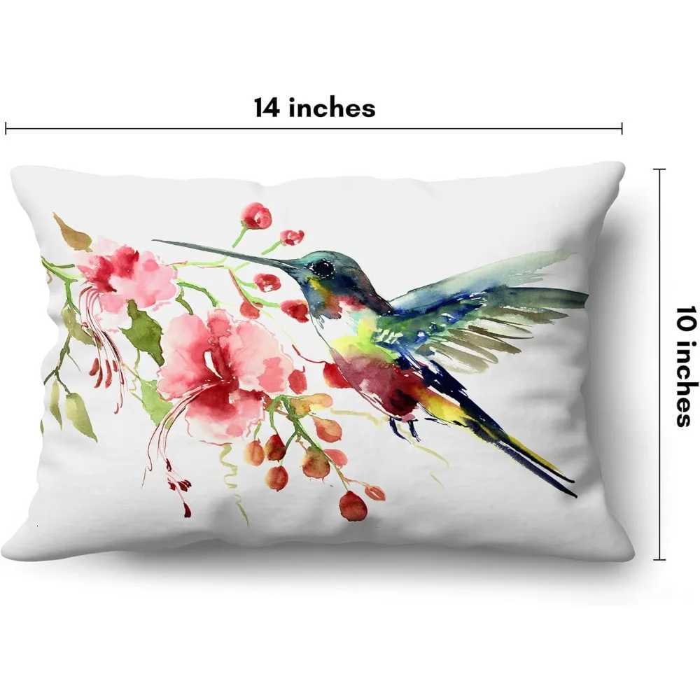 14x10 inch throw with sewn-in insert - one-piece decorative - no case neededM251119