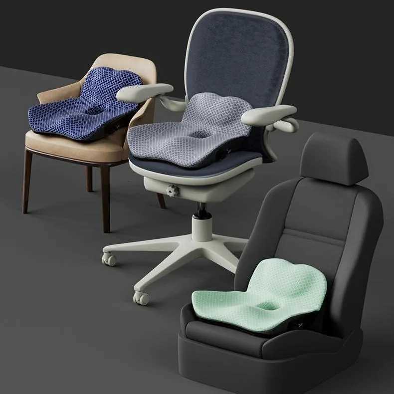 Coccyx Memory Foam Chair Orthopedic Office Seat Pad Hemorrhoid Treat Car Seat Big Cushion Pain Tailbone M251119