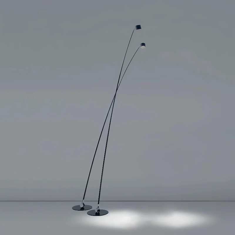 Nordic Designer Styling Fishing Rod Floor Lamps Decoration Maison Foyer Decorate Lighting Study Interior Lighting M251119