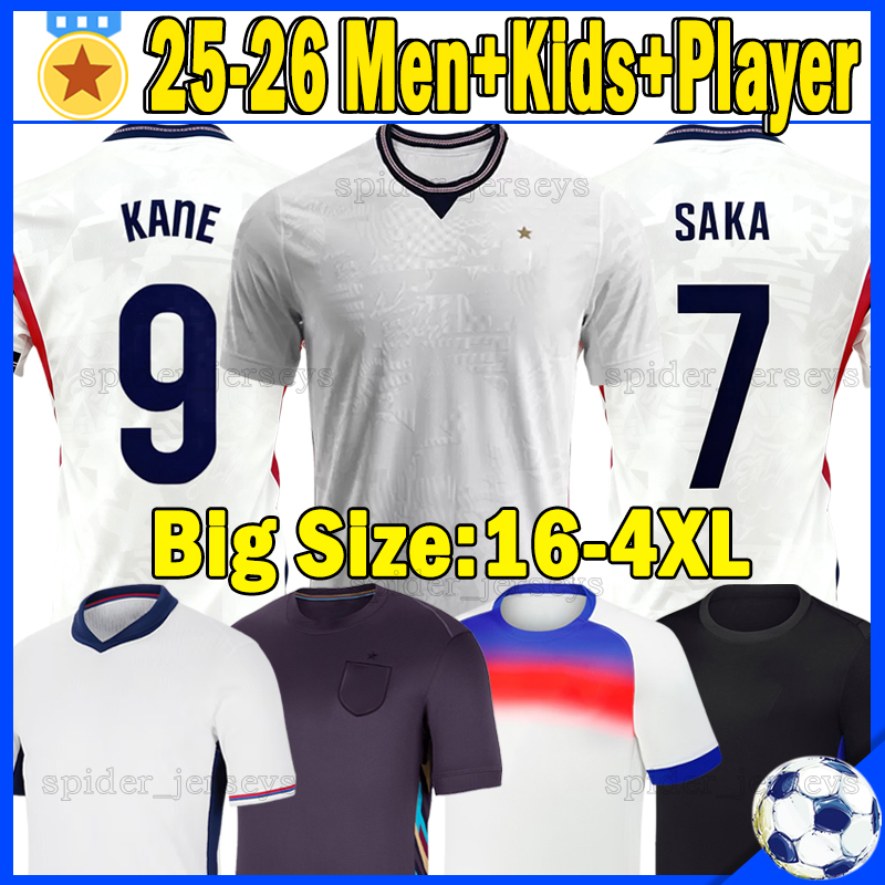 XXXL 4XL 25 26 ENGlANDS KANE soccer jerseys Retro RICE MADUEKE WATKINS RASHFORD BOWEN GORDON 2025 national football top KELLY goalkeeper soccer shirt men kids kits