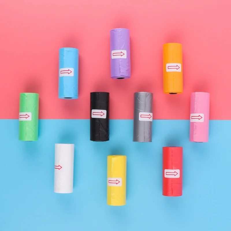 New 10 Rolls Dog Poop Bags Eco-Friendly Leak-Proof Dog Poop Bags 15 Bags/ Roll Puppy Outdoor Clean Garbage Bag for Dogs C251119