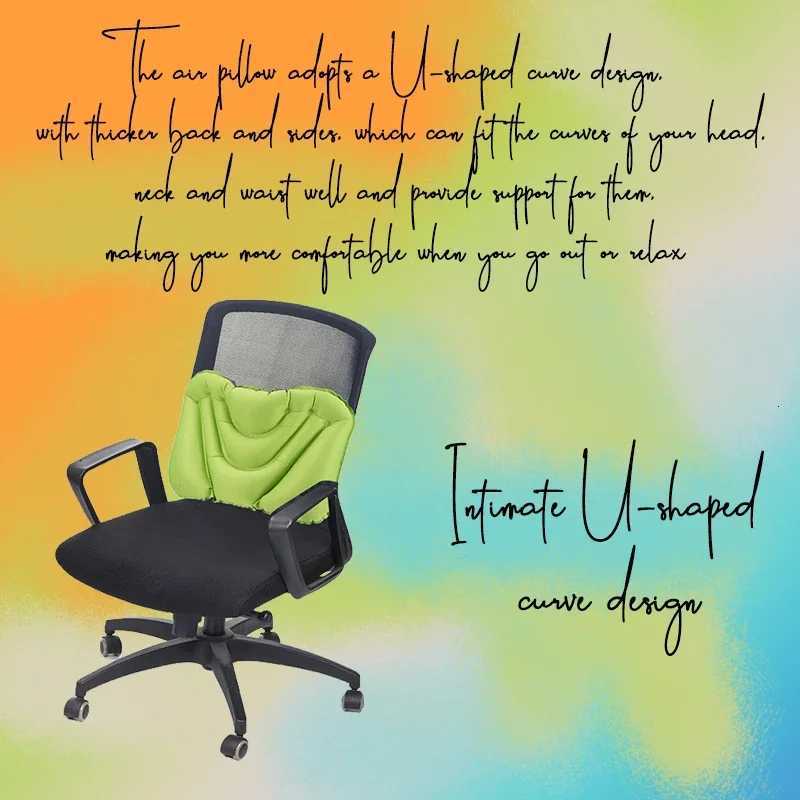 Waist Cushion Office Chair Car Seat Inflatable Lumbar s Back Cushion Throw Back Support M251119