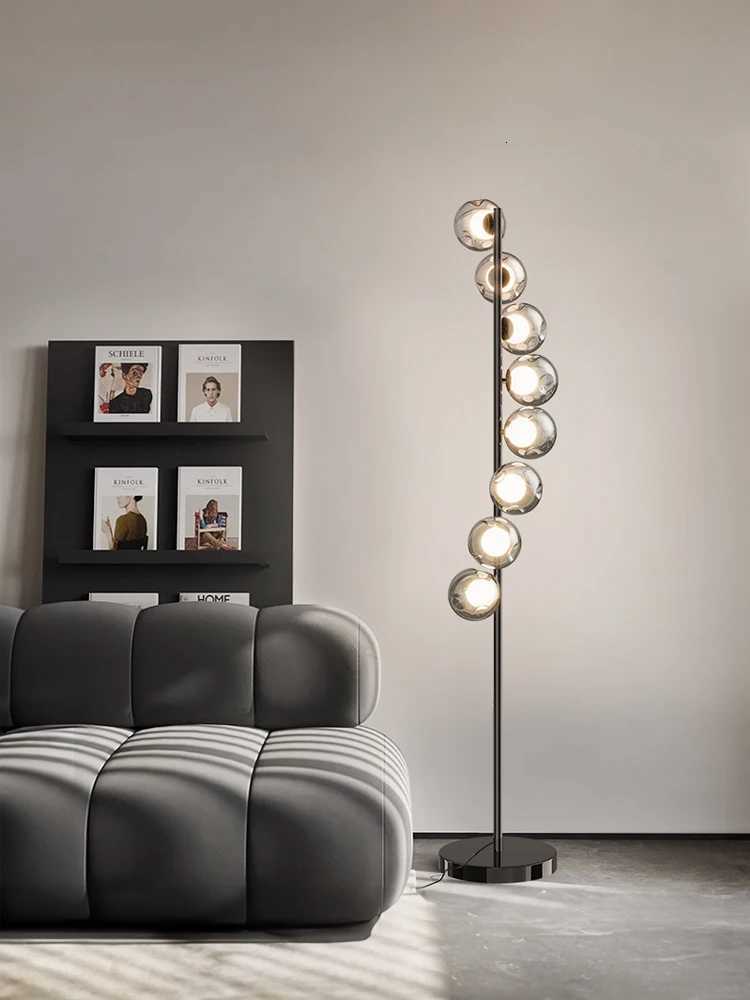 Luxury Modern LED Floor Lamps For Living Room Sofa Bedroom Bedside Stand Lights Hotel Villa Study Lustre Home Decoration Fixture M251119