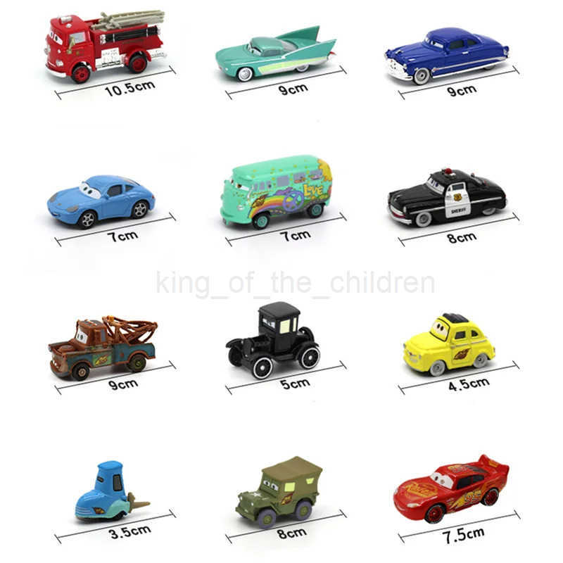Disney Pixar Cars 3 Metal Diecast lightning McQueen Mater Champion Car Model Toy Gift Set Jackson Uncle Truck Boy Birthday Toys W20250419