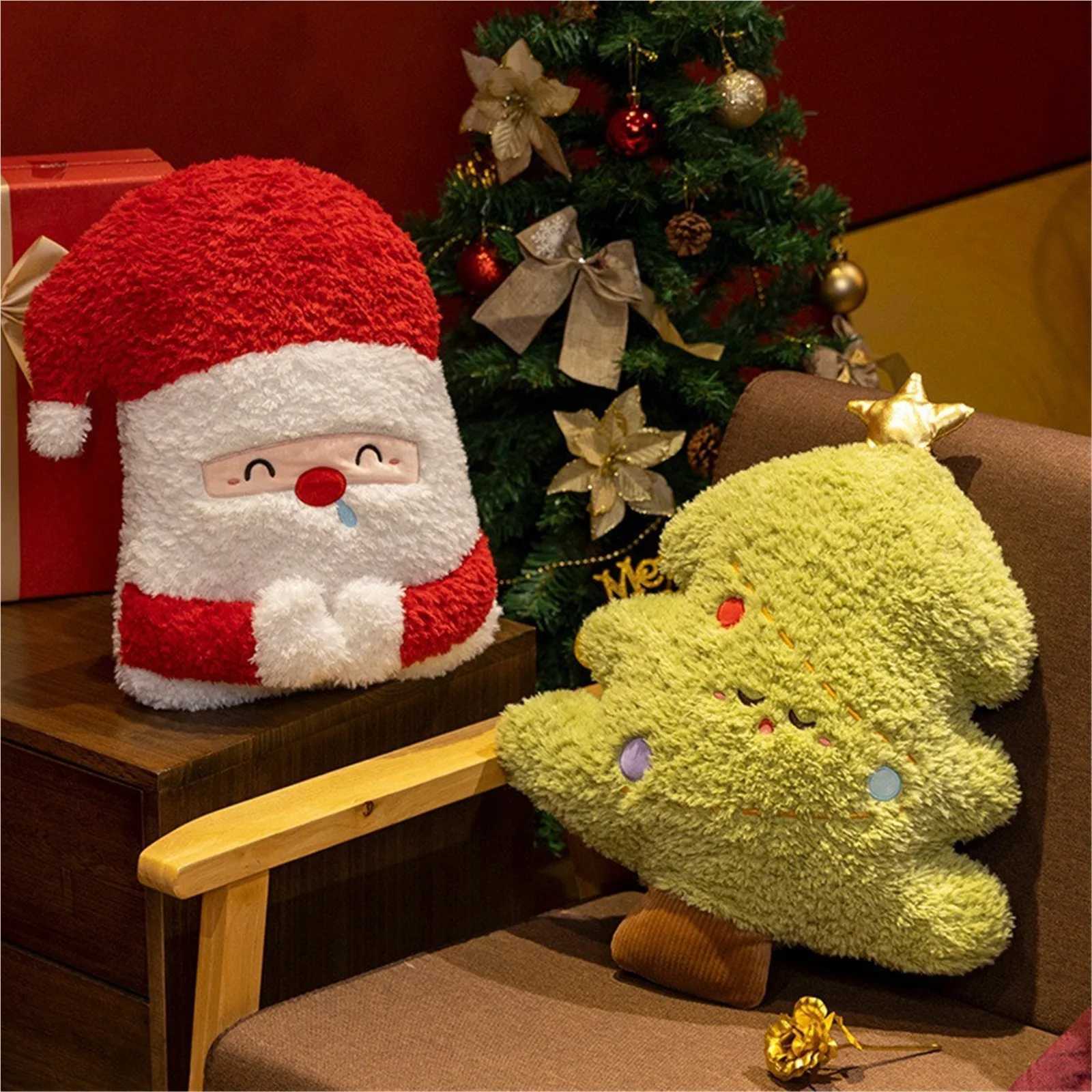Cute Christmas Creative Shape Plush Stuffed Soft Throw s Sofa Room Christmas Party for Christmas DecM251119