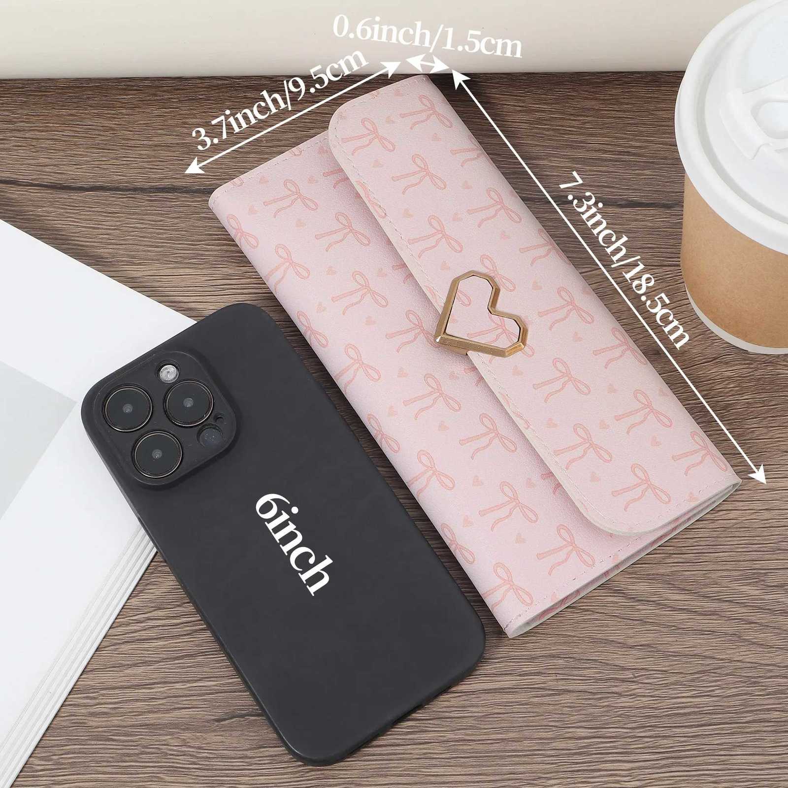 New Fashion Womens Letter Paper Detail Long Wallet Multi Card Slot Womens Fashion Long WalletW251119