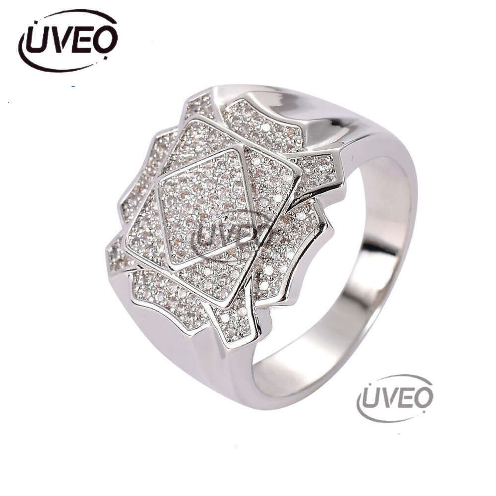 Luxury designer several ice out VVS Moissanite rings for men and women hip-hop rings with free shipping