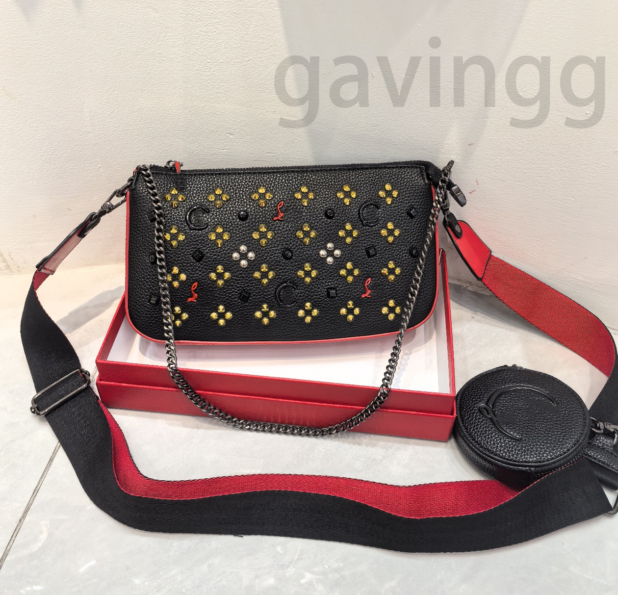 Luxury Shoulder Bag Designer Rivet Bag Women's Shoulder Bag Casual Wallet Niche Delicate Crossbody Bag For Women Fashion Composite Bag Luxury Clutch Bag