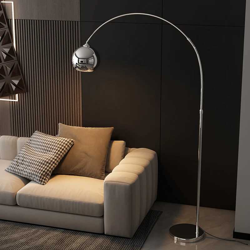 Nordic Luxury Adjustable Fishing Floor Lamp Living Room Simple Modern Bedroom Sofa Side Standing Lamp Bedside Lamp LED Lighting M251119