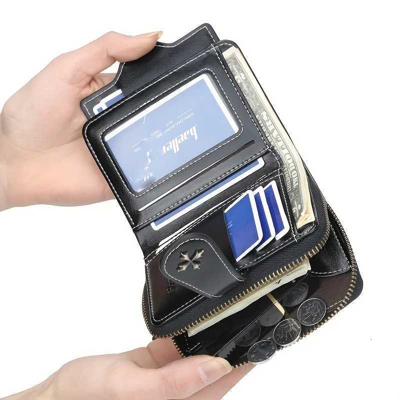 Womens Wallet Oil-Waxed Leather Clutch Small Coin Card Holder New Wallet Fashionable Buckle Zipper WalletT251119