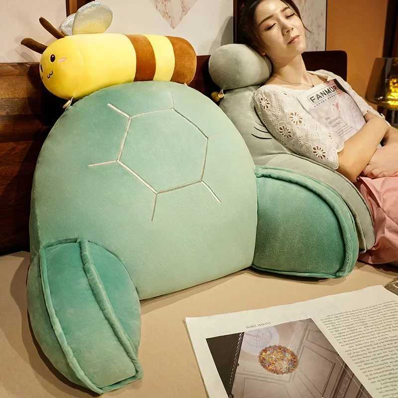 New Cute Cartoon Multifunctional Bedhead Cushion Tatami Mattress Soft Bag Cushion Sofa Cushion Huge Backrest CushionM251119