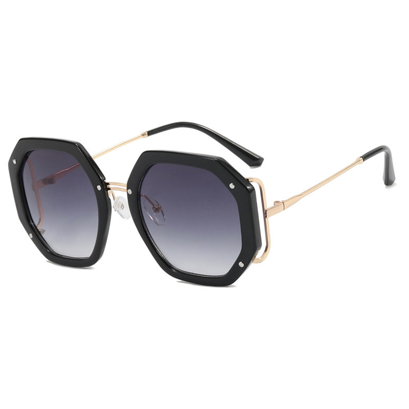 Designer Sunglasses For Women Oversized Frame Sunglasses Fashion Classic Sunglasses Luxury Polarized Goggle Pilot PC Frame Oversized UV400 Eyewear S88