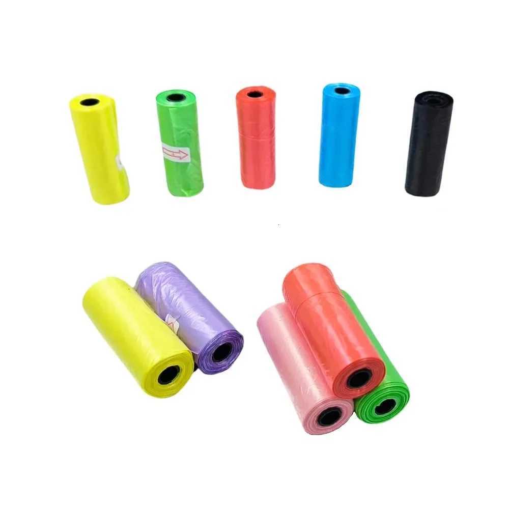 5/10 Rolls Dog Poop Bag Pet Poop Bags Dog Cat Waste Pick Up Clean Bag For Puppy Dogs Random Color Outdoor Pet Supplies C251119