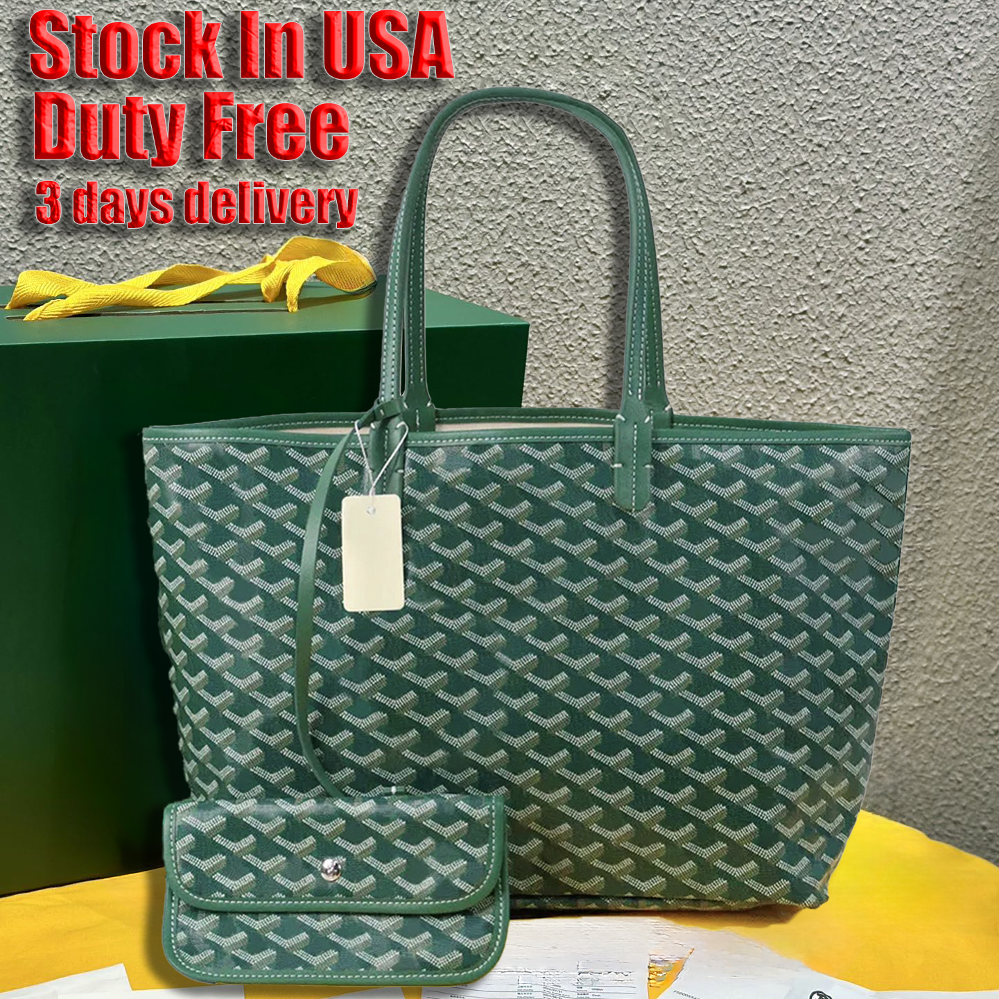 Tote Bag Designer Bag Luxury Bag Handbag Shoulder Bag Fashion Messenger Large Capacity Composite Shopping Bag High Quality Leather Bag Plaid Double Letter Wallet