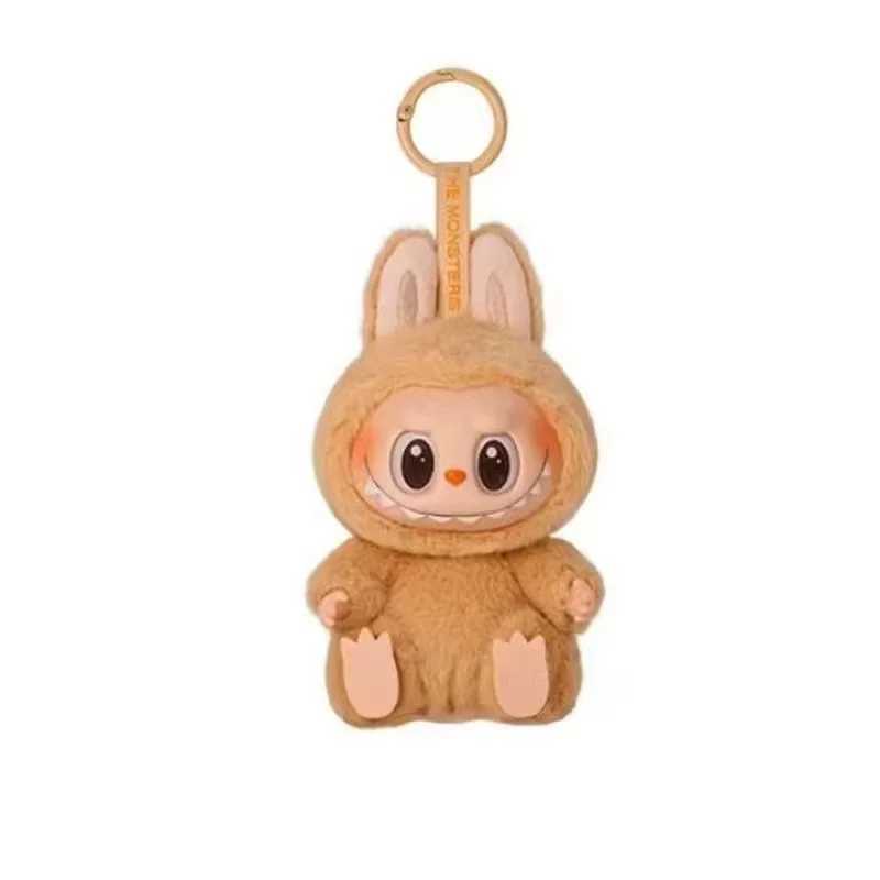 Scannable code 15cm Labubu V2 Monster Labubu Toy Heart Macarone Gift Toy Bag Image Labubu Keychain Uv Anti Counterfeit M250419