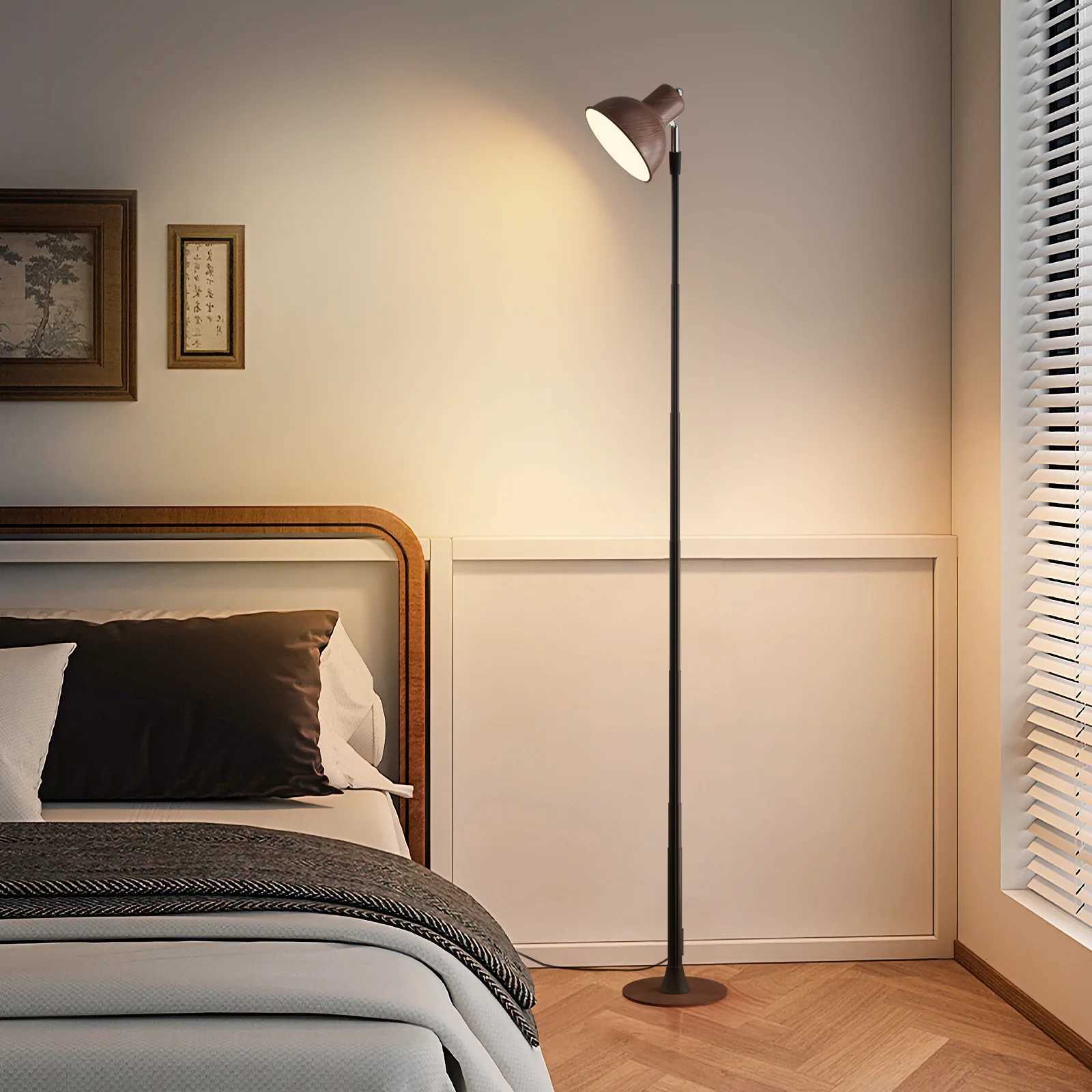 Modern LED Retractable Floor Lamp Living Room Button Type USB Wired Version Floor Lamp Bedroom Lighting Fixture M251119