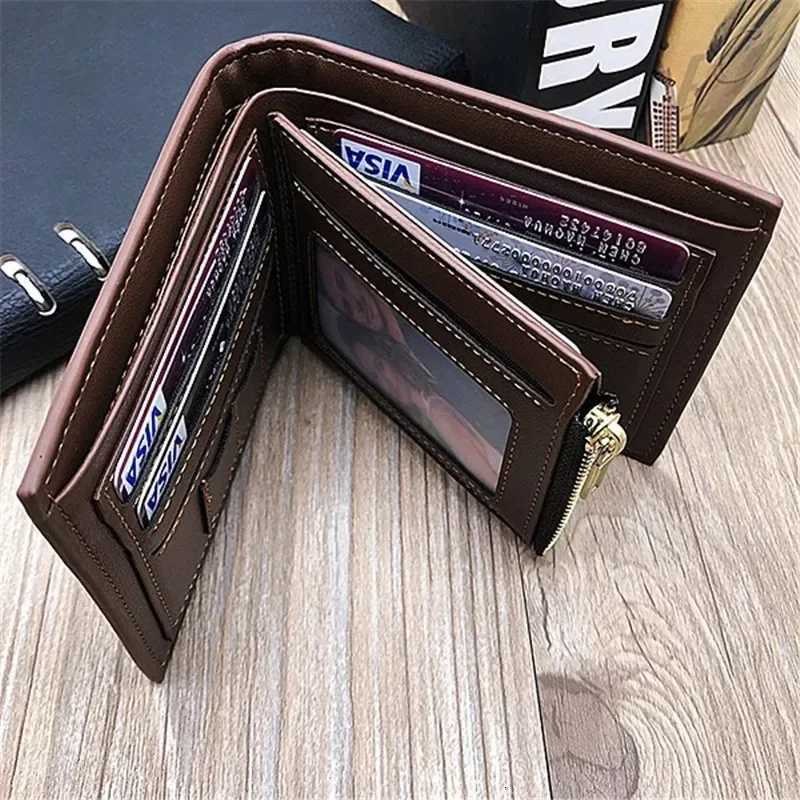 Custom Photo Wallet for Dad - Personalized Fathers Day Gift for Men with Zipper Coin Pocket Picture Card Holder WalletsT251119