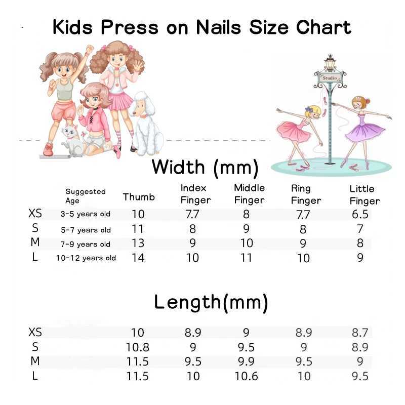 Kids/Adults Handmade Short Press On Nails Full cover Cute Dog Manicure Decoration Wearable Fake Nails Round Head Artificial NailT251118T251119